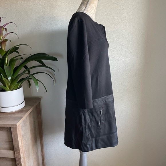 Comptoir Des Cotonniers Leather Block Dress - Picture 3 of 14